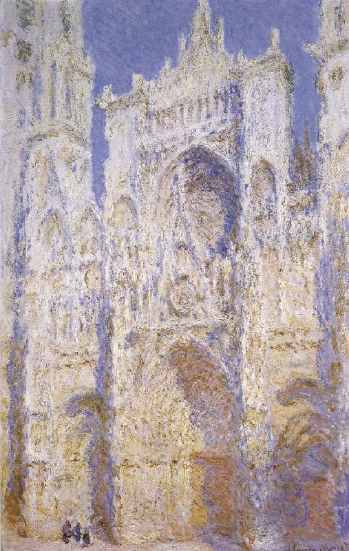 Claude Monet The Cathedral of Rouen, Vastfasaden in sunshine Sweden oil painting art